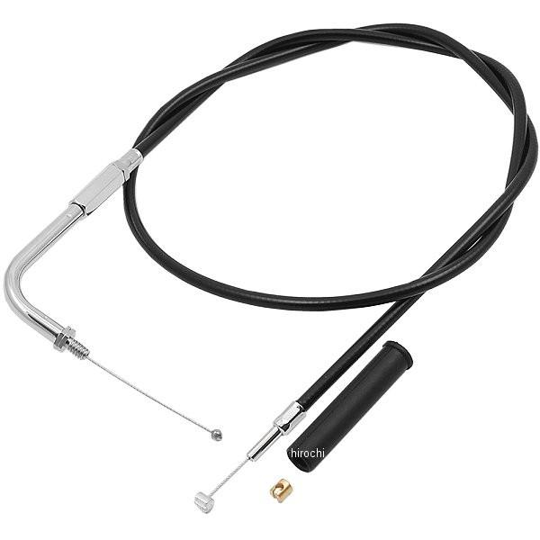 【USA在庫あり】 0650-0402 DRAG スロットル ケーブル 39.5インチ 黒 71年-...
