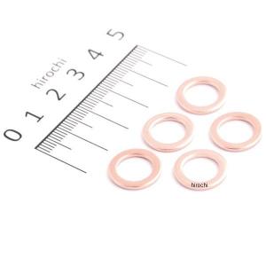 105-140 キジマ 銅ワッシャー 10×15mm×1.5t 5コSET HD店
