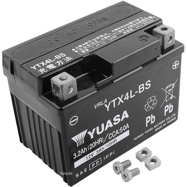 【即納】 YTX4L-BS 台湾ユアサバッテリー 12V FTH4L-BS互換 HD店