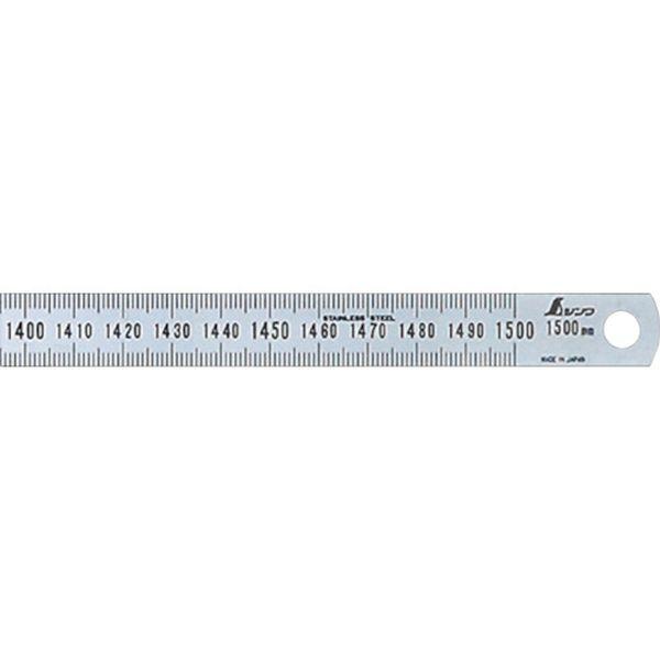 【メーカー在庫あり】 13285 シンワ測定(株) シンワ 細巾直尺1500mm HD店