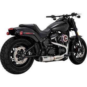 【USA在庫あり】 1800-2577 バンス&ハインズ VANCE & HINES アップスイープショートマフラー 18年-22年 ハーレー FXBB 黒 HD店｜hirochi2