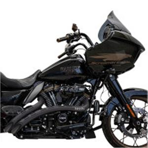 1800-2661 バッサニ Bassani フルエキゾースト スイーパーラジアル 穴あきヒートシールド付き 21年-23年 FLHRXS 黒 HD店｜hirochi2