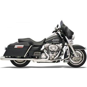 【USA在庫あり】 1801-0185 バッサニ Bassani 4インチ スリップオンマフラー 95年-16年 メガホン/クローム/ポリッシュ/音大 HD店｜hirochi2