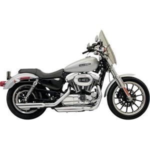 【USA在庫あり】 1801-0479 バッサニ Bassani 3インチ スリップオンマフラー 04年-13年 XL クローム/スラッシュダウン HD店｜hirochi2