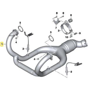 18518561883 BMW純正 エキゾースト マニフォールド クローム HD店｜hirochi2