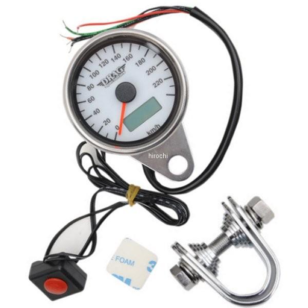 【USA在庫あり】 2210-0327 DRAG 電子スピードメーター、オド/トリップメーター付き(...