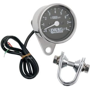 【USA在庫あり】 2211-0104 DRAG 2.4インチ ミニ電子タコメーター 8000rpm 黒 HD店｜hirochi2