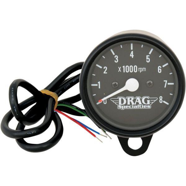 【USA在庫あり】 2211-0119 DRAG 2.4インチ ミニ電子タコメーター 8000rpm...