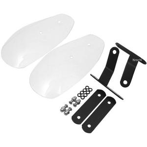 【メーカー在庫あり】 314606 NBS バイクパーツセンター ナックルバイザー 汎用 クリア 左右セット HD店｜hirochi2