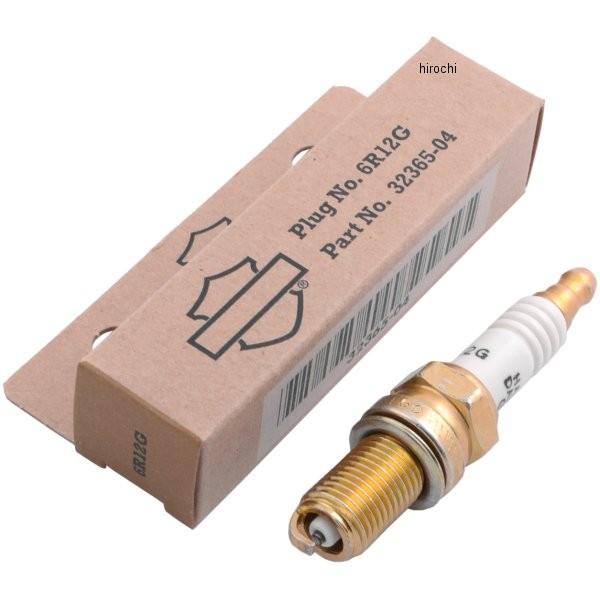 【即納】 32365-04 ハーレー純正 H-Dゴールド・スパークプラグ 6R12G (1本売り) ...