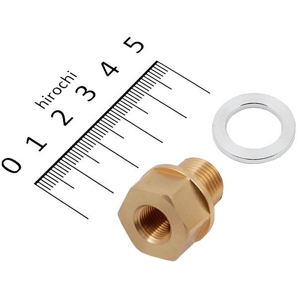 【メーカー在庫あり】 34911 デイトナ オイルテンプ用センサーフッティング M14xP1.25 ...