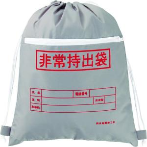 【メーカー在庫あり】 380322 (株)日本緑十字社 緑十字 防災用品 非常持出袋(ファスナーポケット付) HD店｜hirochi2