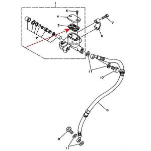 3YR-25854-00 ヤマハ純正 ダイヤフラム リザーバー HD