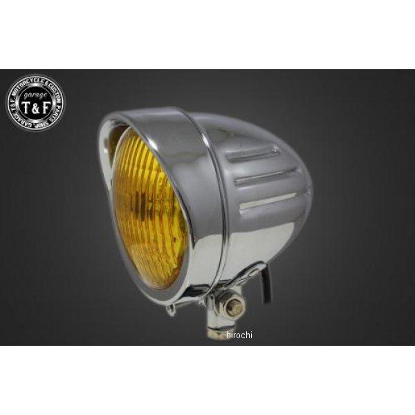 4020782 ガレージT＆F 4.5インチスリットヘッドライト(クラシックレンズ仕様)+ステー マ...