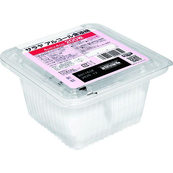 【メーカー在庫あり】 44165 サラヤ(株) サラヤ アルコール含浸綿 200枚入 HD店