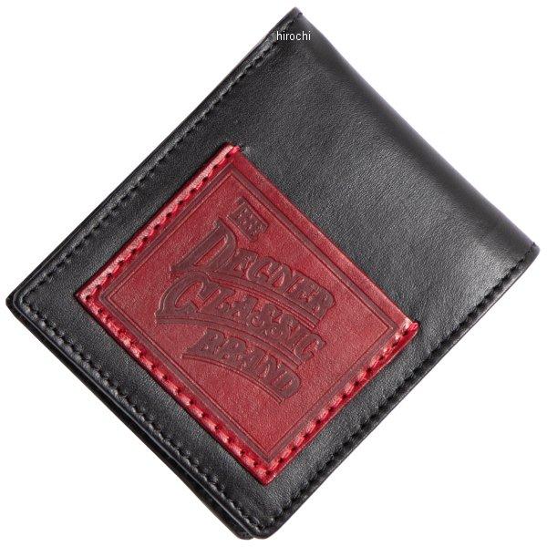 W-119 デグナー DEGNER 2つ折り レザー ウォレット 黒/赤 HD店