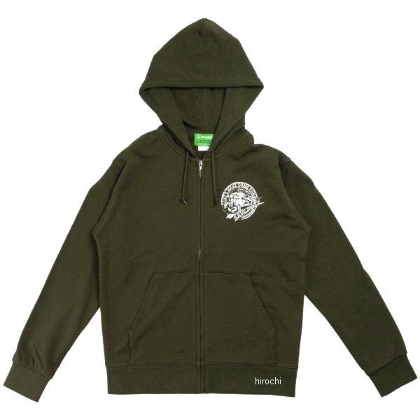 4524486108761 デグナー DEGNER HS24H-1 ジップパーカー カーキ Mサイズ...