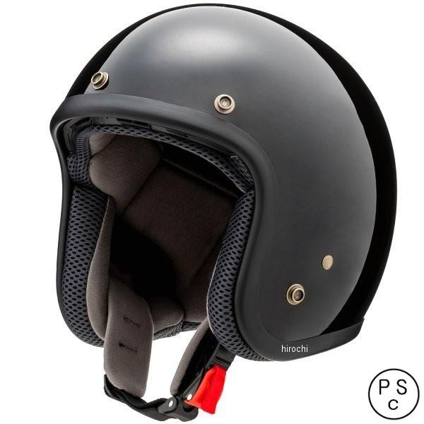 【メーカー在庫あり】 YH001BK/L YH-001 山城 スモールジェットヘルメット ブラックメ...