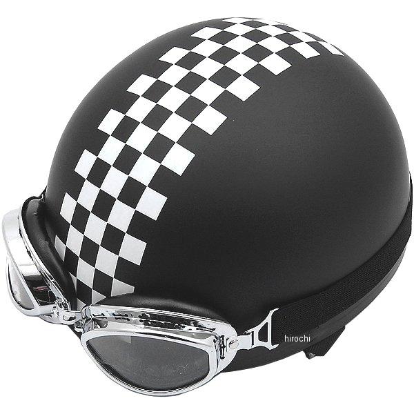 10675076 モトボワットBB Moto Boite ビンテージヘルメット マット黒/チェッカー...