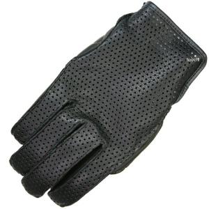 STM ジェイアールプロダクツ JRP レザーグローブ メッシュ 黒 L