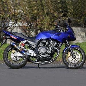 バイク K-FACTORY FRCチタン フルEX SBL-B CB400SF SB REVO 08-13 ケイ