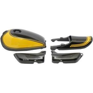 K-072 新品 Z1 Z2 750RS ロングピッチ 青玉虫 外装セット タンク 左右