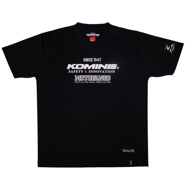 【メーカー在庫あり】 07-400 JK-400 コミネ KOMINE コミネTシャツ 黒コミネ X...