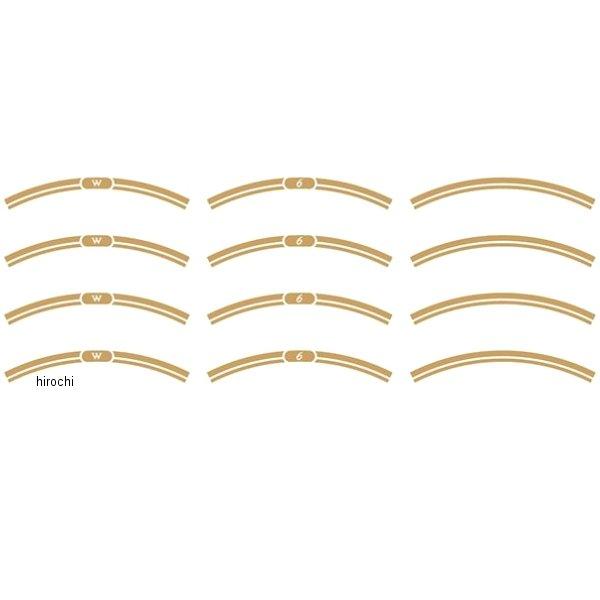 w650rim_g ワールドウォーク NEO CLASSICリムステッカー W650 ゴールド HD...