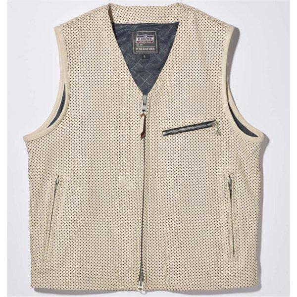 0524 カドヤ KADOYA 2024年春夏モデル レザーベスト PL-RIDERS VEST ア...