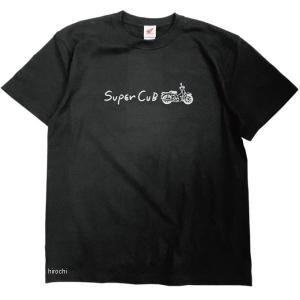 2301HD01-03 ホンダ スーパーカブ ライティングプリントTシャツ 黒 Mサイズ JP店の商品画像