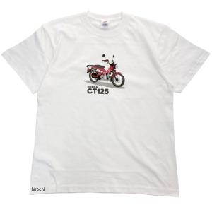 2301HD01-09 ホンダ ハンターカブ プリントTシャツ 白/赤 Lサイズ JP店の商品画像