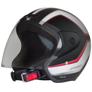 【メーカー在庫あり】 APRETREIT2 リード工業 APRET ジェットヘルメット レイトオリジナル マットブラック/赤 フリーサイズ(57cm-60cm) HD店｜hirochi2