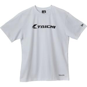 【メーカー在庫あり】 NEU001WH01M NEU001 RSタイチ RSTaichi 春夏モデル Tシャツ NEWERA PERFORMANCE T-SHIRT×TAICHI ロゴホワイト Mサイズ HD店｜hirochi2