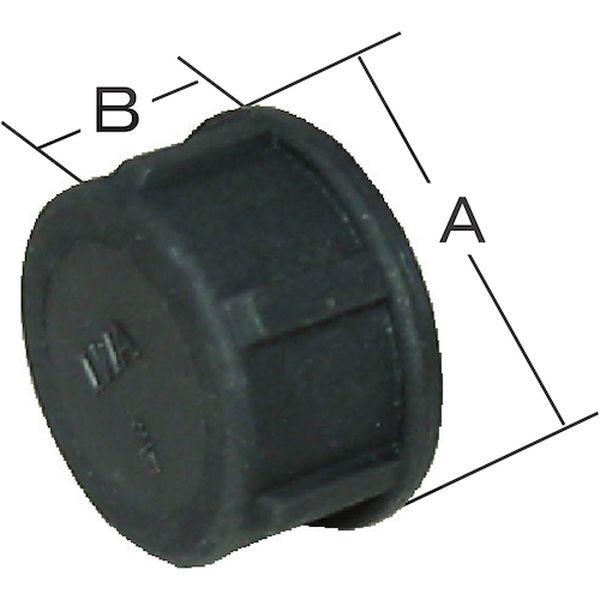 【メーカー在庫あり】 49CAP20P (株)岩崎製作所 岩崎製作所 樹脂(PP)製 キャップ HD...