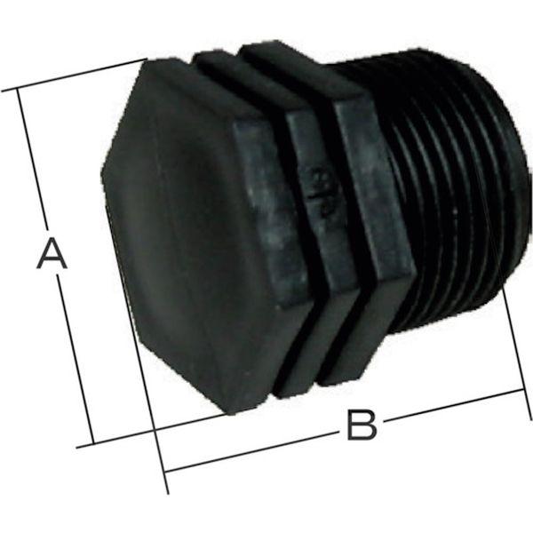 【メーカー在庫あり】 49PLG20P (株)岩崎製作所 岩崎製作所 樹脂(PP)製 配管継手 プラ...