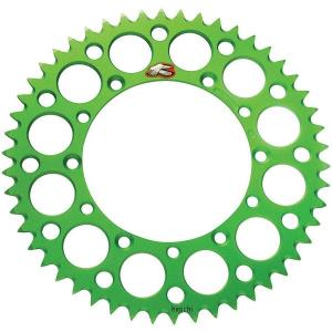 112U-520-49GEGN レンサル RENTHAL リアスプロケット 520/49T 92年-08年 カワサキ KX125 緑 HD店