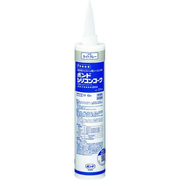 【メーカー在庫あり】 55288 コニシ(株) コニシ シリコンコーク 330ml ライトグレー ＃...