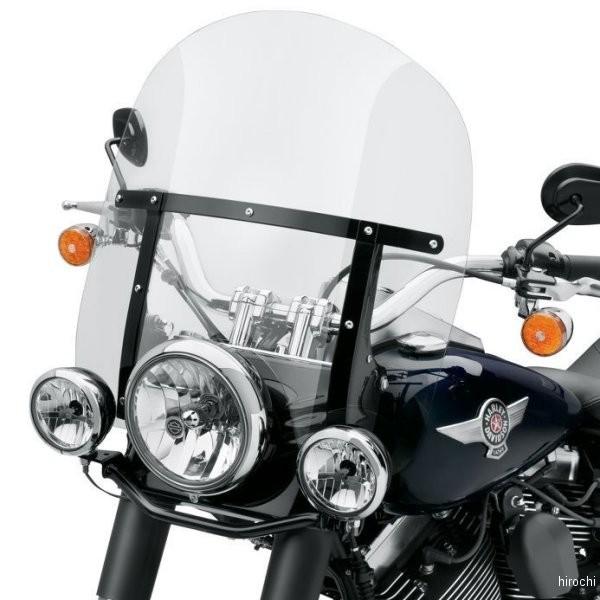 57400111 ハーレー純正 デタッチャブル・キング・ウインドシールド 補助ライト装着 00年以降...