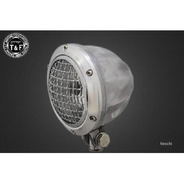 6112613 ガレージT＆F 4インチビレットヘッドライト ポリッシュ クリアレンズ仕様、マグナ5...