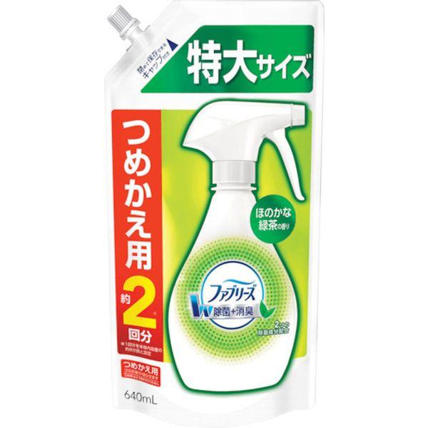 【メーカー在庫あり】 687188 ファブリーズ 布用 W除菌 緑茶成分入り つめかえ 特大サイズ ...