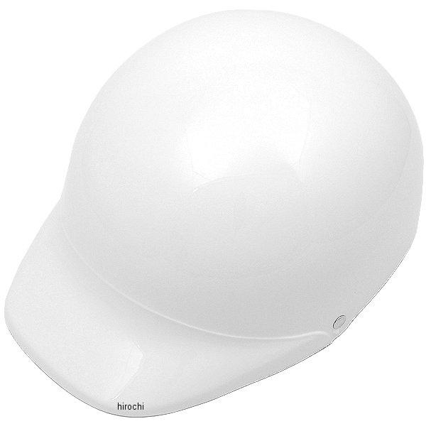 【メーカー在庫あり】 7004 NBS バイクパーツセンター ハーフヘルメット 白 フリーサイズ(5...