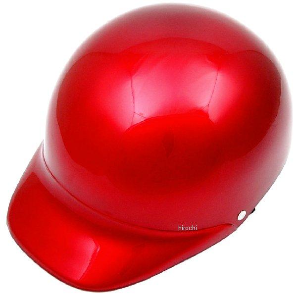 【メーカー在庫あり】 7005 NBS バイクパーツセンター ハーフヘルメット キャンディレッド フ...