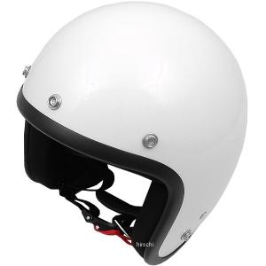 【メーカー在庫あり】 7506 NBS バイクパーツセンター スモールジェットヘルメット 白 フリーサイズ(57-60cm未満) HD店｜hirochi2