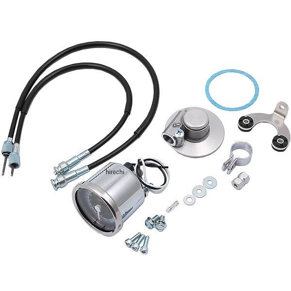 【メーカー在庫あり】 752-1083830 キタコ φ60タコメータKIT シルバー HD店