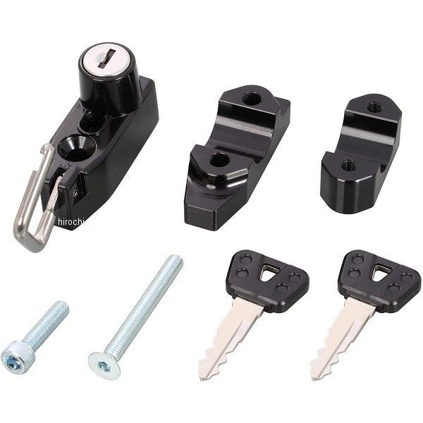 【メーカー在庫あり】 80-564-90250 キタコ ヘルメットホルダー バークランプ 黒/黒 H...