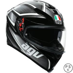 004192MF051-M エージーブイ AGV フルフェイスヘルメット K5 S MPLK TEMPEST 黒/シルバー Mサイズ SP店
