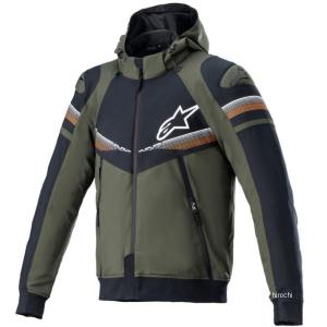 4200520 アルパインスターズ 秋冬モデル ジャケット SEKTOR V2 TECH HOODIE フォレストブラック/蛍光オレンジ 2XLサイズ HD店