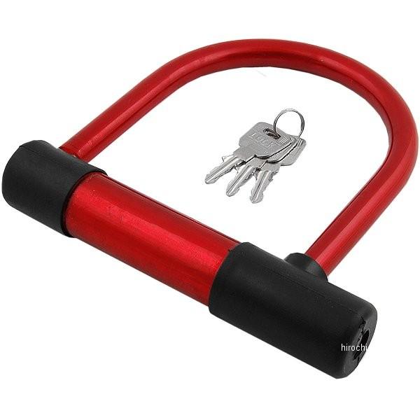 【メーカー在庫あり】 900901 NBS バイクパーツセンター U字ロック ワイドタイプ 赤 HD...