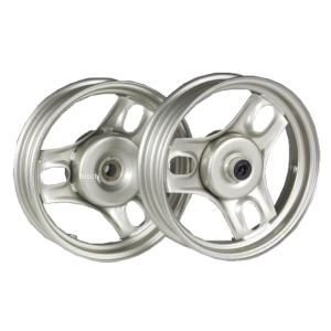 DIO AF28 AF35 アルミ ホイール 前輪 後輪 セット エアーバルブ付