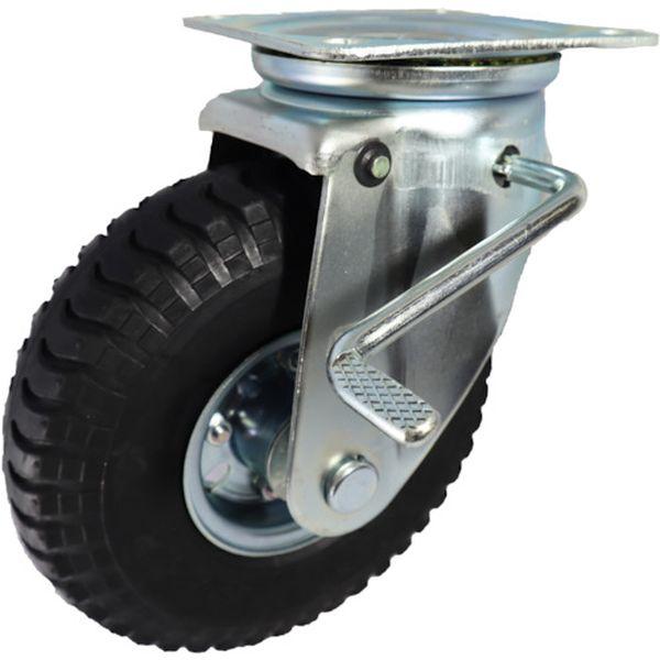 【メーカー在庫あり】 ALJB8X3 (株)ヨドノ ヨドノ ノーパンクタイヤ自在車ストッパー付 HD...